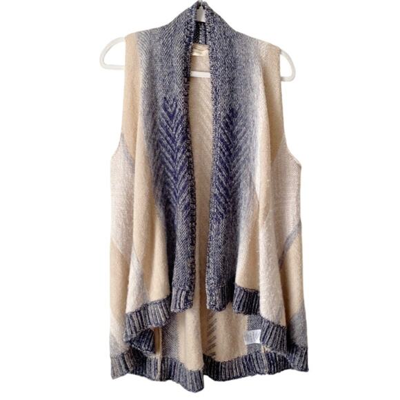 Sleeping On Snow Anthropologie | Mabli Wool Blend Cardigan Sweater Vest XS/S - Picture 2 of 8
